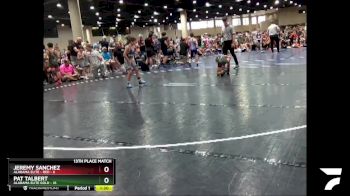 70 lbs Placement (16 Team) - Jeremy Sanchez, Alabama Elite - Red vs Pat Talbert, Alabama Elite Gold