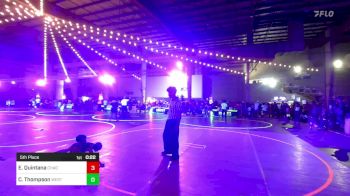 61 lbs 5th Place - Ezekiel Quintana, Chaos Wrestling vs Colt Thompson, Western Nebraska Elite