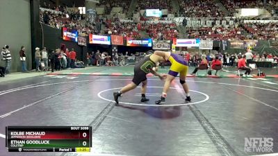 Champ. Round 1 - Kolbe Michaud, Jefferson (Boulder) vs Ethan Goodluck, Colstrip