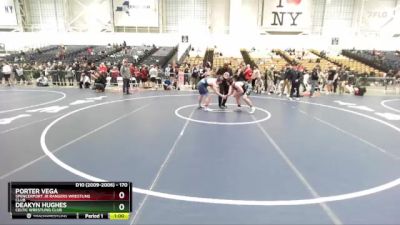 170 lbs Cons. Round 3 - Deakyn Hughes, Celtic Wrestling Club vs Porter Vega, Spencerport Jr Rangers Wrestling Club