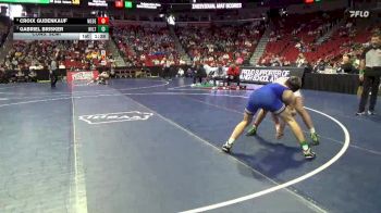 2A-150 lbs Cons. Semi - Croix Gudenkauf, West Delaware, Manchester vs Gabriel Brisker, Wilton