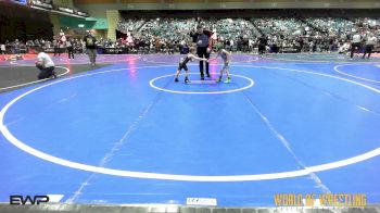 43 lbs Consi Of 16 #2 - Colt Johnson, Greenwave Youth Wrestling Club vs Colton Corey, Carolina Reapers