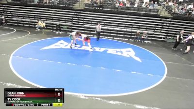 147 lbs Champ. Round 3 - Ty Cook, Farmington High School vs Dean John, Uintah Wrestling