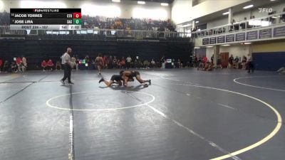 157 lbs Cons. Round 1 - Jose Lira, Santa Ana College vs Jacob Torres, College Of The Redwoods
