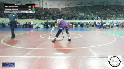 133 lbs Consi Of 32 #2 - Kellen Foster, Sand Springs Jr High vs Damian Nation, Anadarko