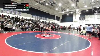 150 lbs Cons. Round 1 - Triston Valadez, Palm Desert vs Seamus Fergus, Dos Pueblos