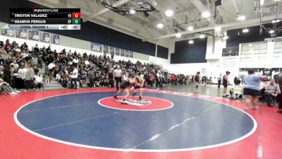 150 lbs Cons. Round 1 - Triston Valadez, Palm Desert vs Seamus Fergus, Dos Pueblos