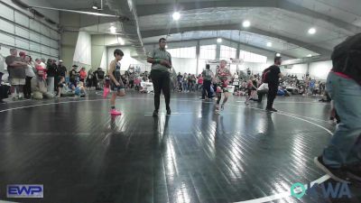 80 lbs Quarterfinal - Michael Robison, Skiatook Youth Wrestling vs Easton Vann, Bartlesville Wrestling Club