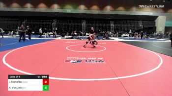 106 lbs Consi Of 4 - Isabella Richards, Eaglecrest vs Addyson VanCott, Stansbury