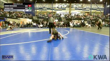 49 lbs 3rd Place - Kreed Richards, Rough Riders vs Jensen Oss, Husky WC