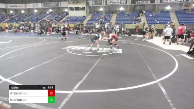 123 lbs Final - Amelia Bacon, Mile High WC vs Kooper Griggs, Littleton