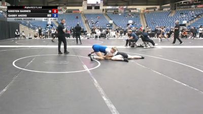145 lbs Cons. Round 4 - Kristen Barnes, Carl Albert vs Gabby Akers, Murray State