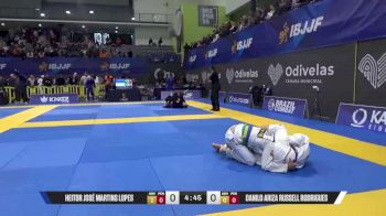 Danilo Ariza Russell Rodrigues vs Heitor José Martins Lopes 2025 European Jiu-Jitsu IBJJF Championship