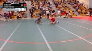 174 lbs Champ. Round 1 - Derrick Foster, Iowa Central Community College vs Brody Hart, Saint Cloud State