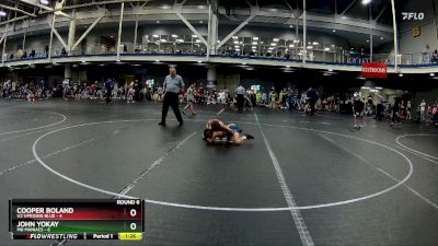 80 lbs Round 6 (8 Team) - Cooper Boland, U2 Uprising Blue vs John Yokay, MD Maniacs