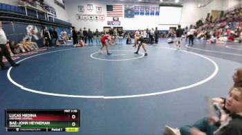 132 lbs Cons. Round 5 - Lucas Medina, Cheyenne Central vs Bae-John Heyneman, Sheridan