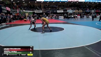 135 lbs Semifinal - Jacob Strausbaugh, Soldotna vs Kendall Wyble, Student Wrestling Development Program