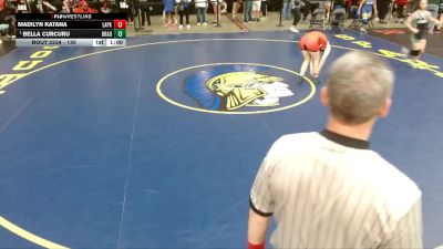 130 lbs Champ. Round 2 - Bella Curcuru, Unattached vs Madilyn Katana, Unattached