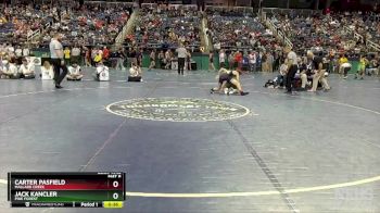 4A 150 lbs Cons. Round 1 - Jack Kancler, Pine Forest vs Carter Pasfield, Mallard Creek