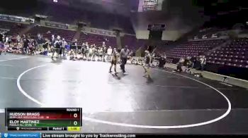 77 lbs Round 1 (10 Team) - Hudson Bragg, Bear Cave Wrestling Club vs Eloy Martinez, Pueblo All Stars