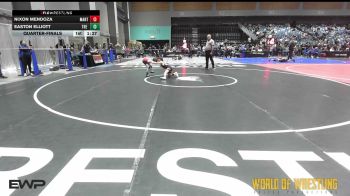 55 lbs Quarterfinal - Nixon Mendoza, Mantanona TC vs Easton Elliott, The Dalles Aztec Wrestling