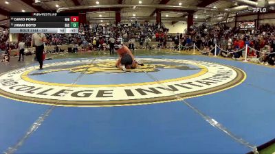 157 lbs Cons. Round 2 - Jhmai Boyd, Basic vs David Fong, Reno