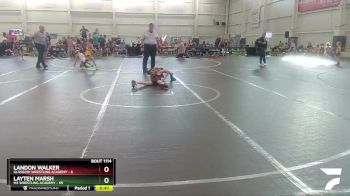 56 lbs Round 2 - Landon Walker, Glasgow Wrestling Academy vs Layten Marsh, M3 Wrestling Academy