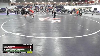 174 lbs Cons. Round 4 - Mohamed Tarek Abdelhady, Indian Hill Community College vs Jackson Sapp, Missouri Valley