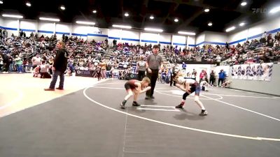 49 lbs Round Of 16 - Beau Bloyed, Carl Albert vs Tripp Kerth, Weatherford Youth Wrestling