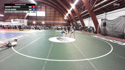 114B lbs Rr Rnd 3 - Bennett Ferraro, Young Guns vs Dylan Green, Journeymen/shenendehowa