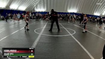 80 lbs Round 7 (8 Team) - Ayden Arnold, Crossroads Wrestling vs Kaleb Hall, Noke RTC