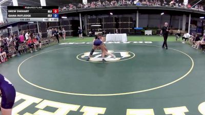 135 lbs Drew Swihart, Michigan Blue vs Giana Rutledge, Arkansas Blue