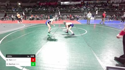 100 lbs Quarterfinal - Brady Tani, Garfield vs Bruce Bazilus, Cranford