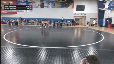 96 lbs Luke Williams, Utah vs Blake Decker, New York Gold