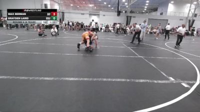 120 lbs Round 5 (6 Team) - Brayden Laird, Kraken Black vs Max Berman, Team Shutt