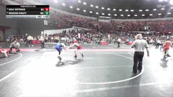 145 lbs Cons. Round 3 - Bradon Kraft, Oconomowoc Wrestling Club vs Max Wittman, Wisconsin