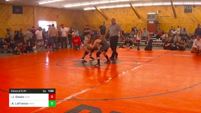 91 lbs Consi Of 8 #1 - Justice Steele, Sidney Center vs Andrew LaFrance, Hamilton