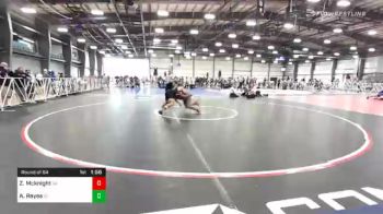 160 lbs Prelims - Zachary-daniel Mcknight, GA vs AJ Reyes, SC
