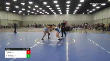 157 lbs Final - Taythan Silva, Valley Rtc vs Markell Rivera, Grindhouse Wrestling