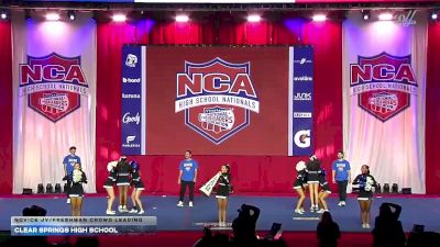 Clear Springs High School [2026 Novice JV/Freshman Crowd Leading] 2026 NCA High School Nationals