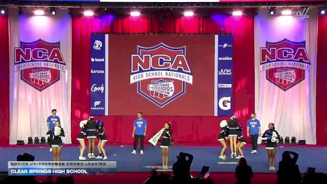 Clear Springs High School [2026 Novice JV/Freshman Crowd Leading] 2026 NCA High School Nationals