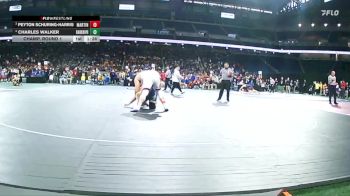 D4-285 lbs Champ. Round 1 - Peyton Schuring-Harris, Martin vs Charles Walker, Bark River-Harris