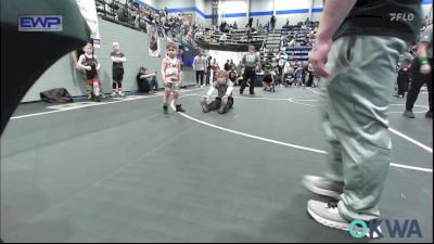 52 lbs Consi Of 4 - Crew Smith, Hinton Takedown Club vs Asher Fanshier, Clinton Youth Wrestling