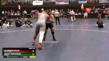 285 lbs Champ. Round 1 - Benito Hernandez, Ottawa vs 10 Vernon Willis, Indiana Tech