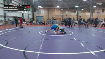 174 lbs Quarterfinal - Landon Hernandez, Westcliff vs Mark DelBosque, Clackamas Community College