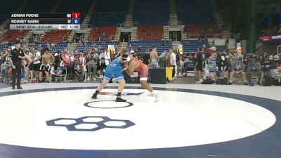 215 lbs Champ. Rd Of 64 - Adrian Fuchs, Minnesota vs Rodney Sabin, Utah