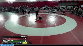 55-55 lbs Round 1 - Caleb Scott, Crystal Lake Wizards Wrestling Club vs Pierce Ashton, Wisconsin