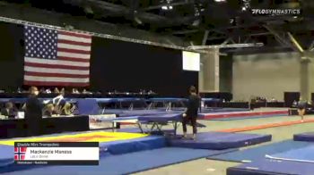 Mackenzie Maness - Double Mini Trampoline, Let It Shine - 2021 USA Gymnastics Championships