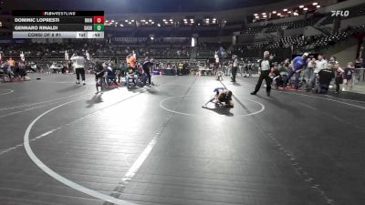 65 lbs Consi Of 8 #1 - Dominic Lopresti, Rhino Wrestling vs Gennaro Rinaldi, Saddle Brook