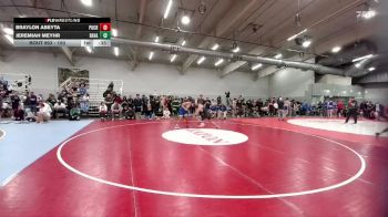 150 lbs Cons. Round 3 - Braylon Abeyta, Pueblo Central vs Jeremiah Meyhr, Ralston Valley